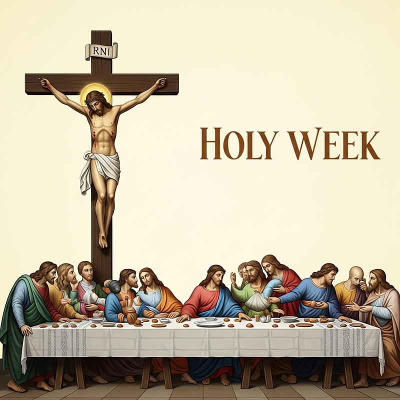 Spiritual and Solemn Depiction for Holy Week Celebrations Spiritual and Solemn Depiction for Holy Week Celebrations