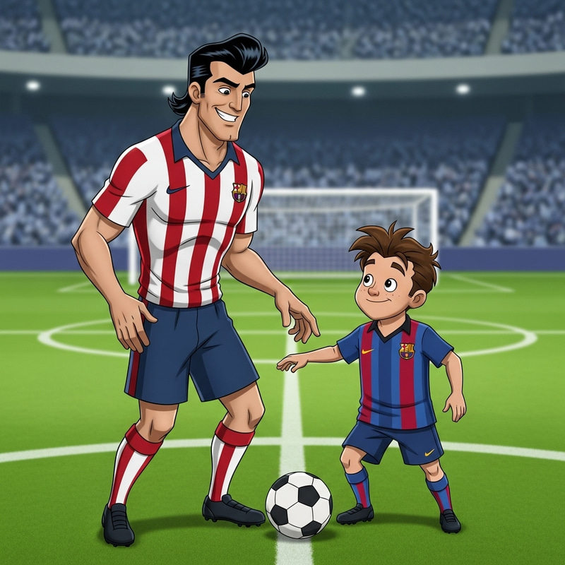 Cristiano Ronaldo vs Messi Pixar Soccer Showdown