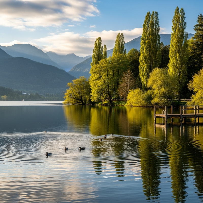 Serene Lake Views: Nature's Perfect Escape Serene Lake Views: Nature's Perfect Escape