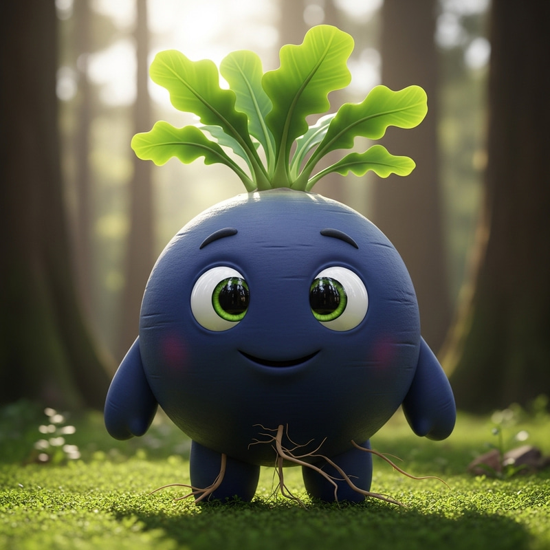Real Life Oddish - Friendly Plant Creature with Cartoonish Eyes