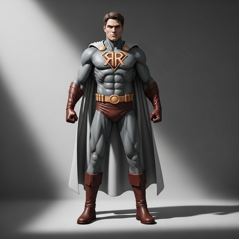 Resilient 'RR' Superhero - Defender of Justice Resilient 'RR' Superhero - Defender of Justice