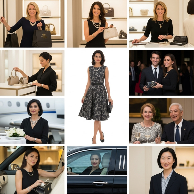 Luxurious Lifestyle of Diverse Wealthy Women Luxurious Lifestyle of Diverse Wealthy Women