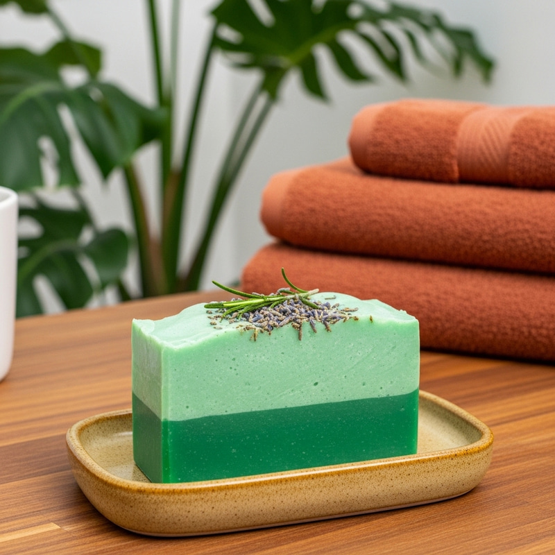 Organic Solid Soap: Lavender & Rosemary Blend Organic Solid Soap: Lavender & Rosemary Blend