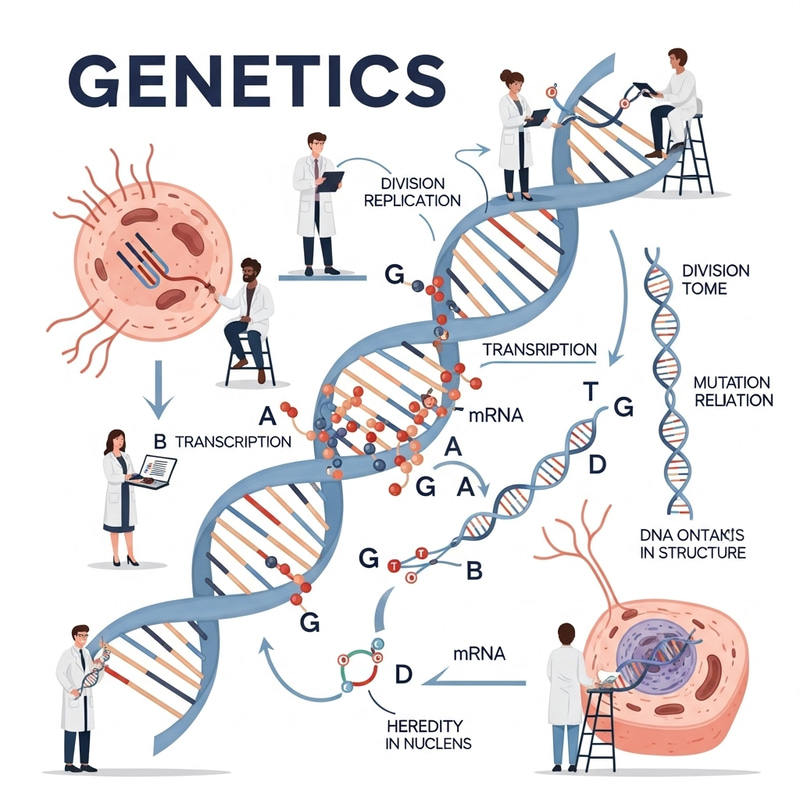 Educational Genetics Images: DNA Helix, Genes, Exploration Educational Genetics Images: DNA Helix, Genes, Exploration
