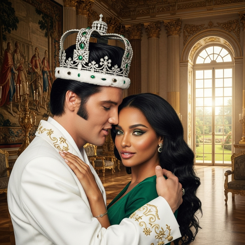 BTS Jungkook as King Embracing Arabic Beauty in Stunning Royal Scene BTS Jungkook as King Embracing Arabic Beauty in Stunning Royal Scene