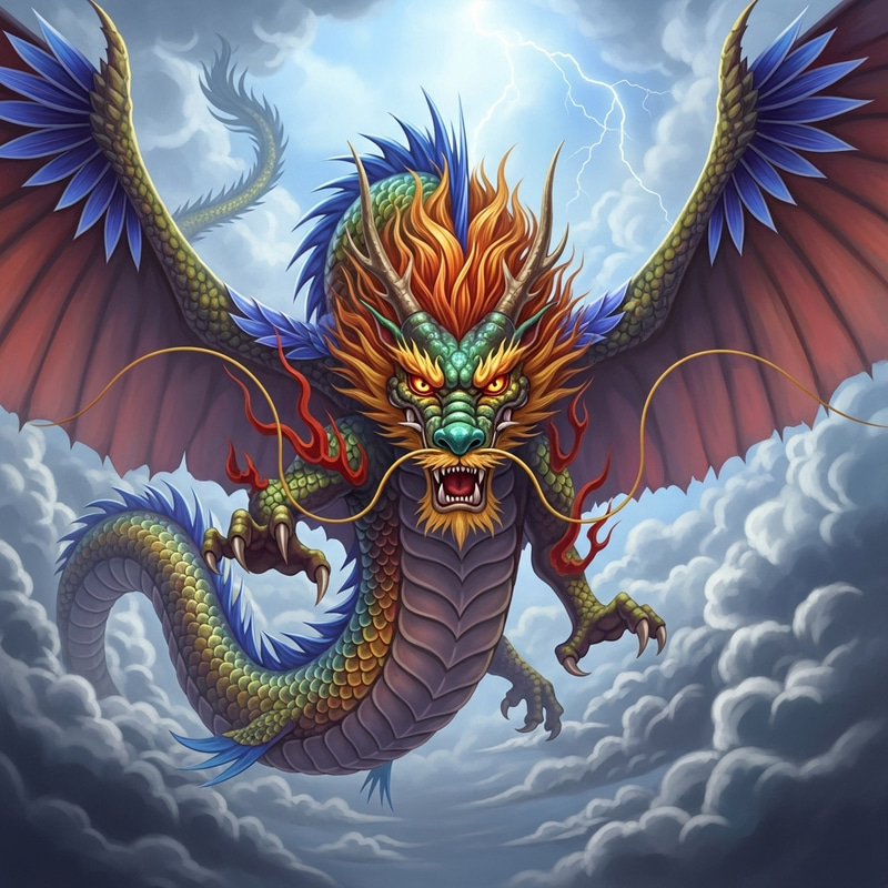 Majestic Asian Dragon Artwork | Exquisite Dragon Illustration