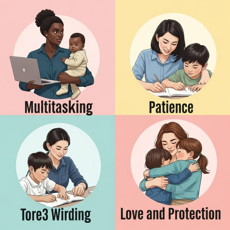 Highlighting Strength & Resilience of Mothers: Vibrant & Calming Styles Highlighting Strength & Resilience of Mothers: Vibrant & Calming Styles