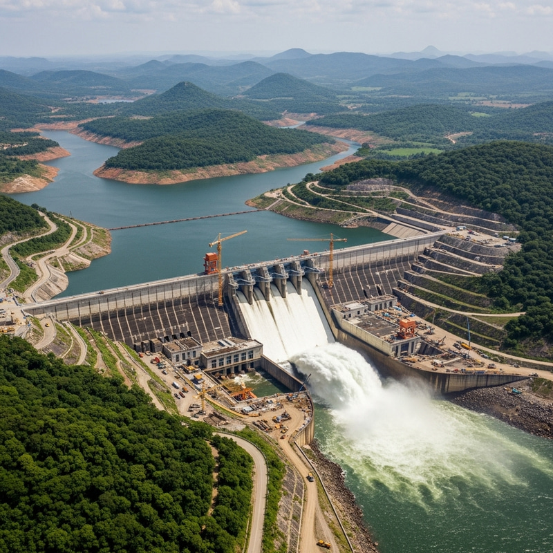 Polavaram Project: Aerial View of Multi-Purpose Irrigation