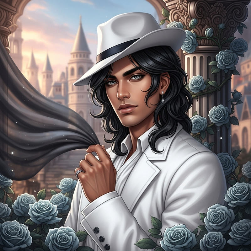 Luxurious Fantasy Art of a South Asian Young Man