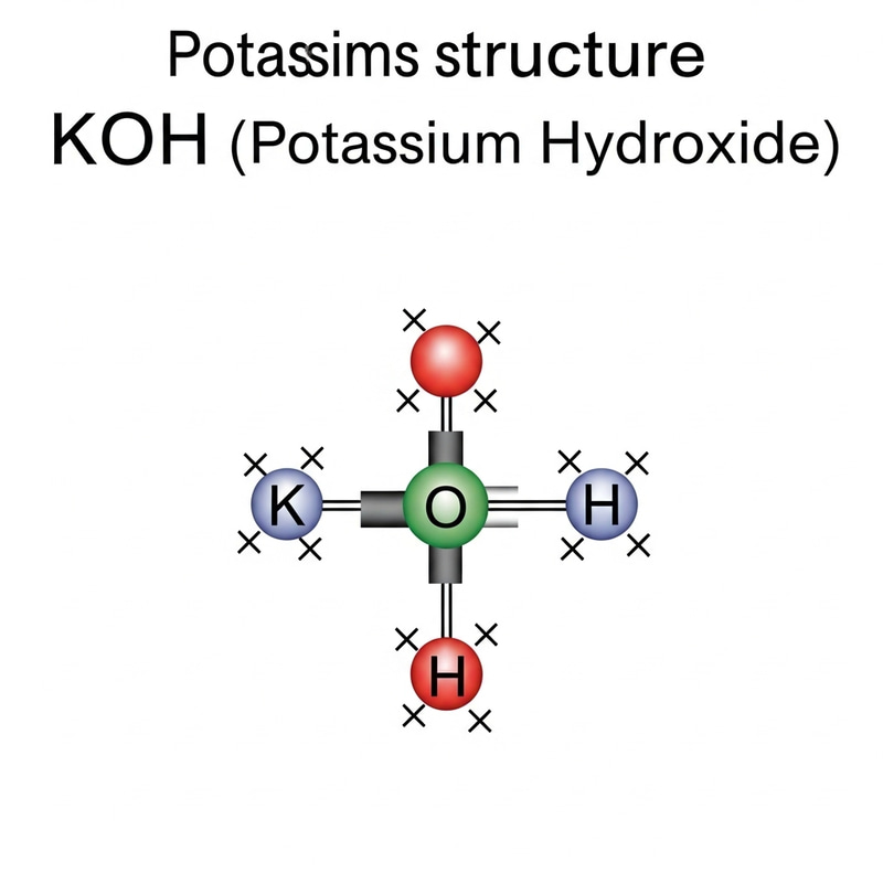 Lewis Structure of KOH: Potassium Hydroxide Diagram