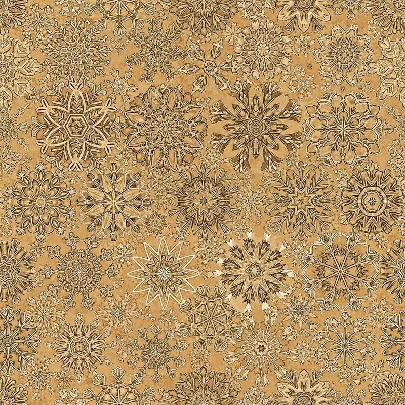 Snowflake Pattern Print: Cute and Warm Winter Style Snowflake Pattern Print: Cute and Warm Winter Style