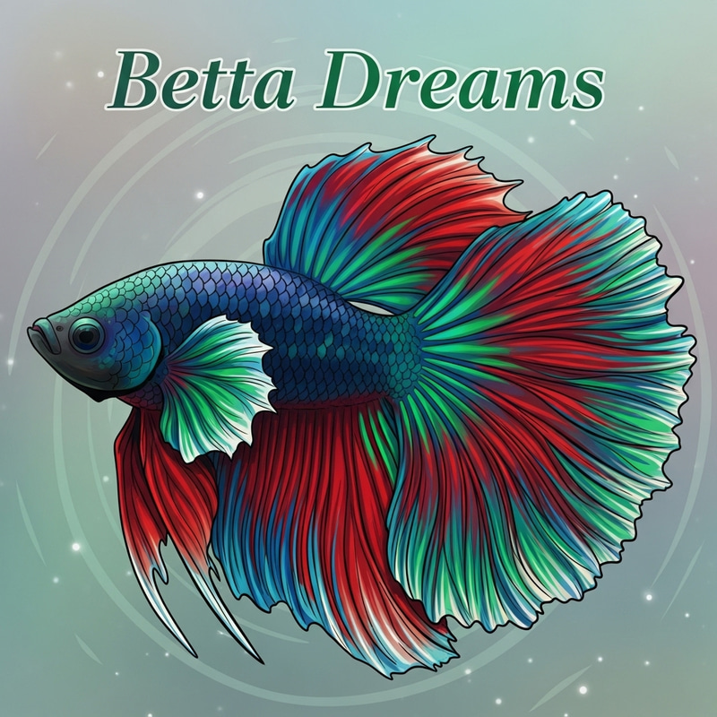 Betta Dreams - Vivid Betta Fish Artwork Betta Dreams - Vivid Betta Fish Artwork