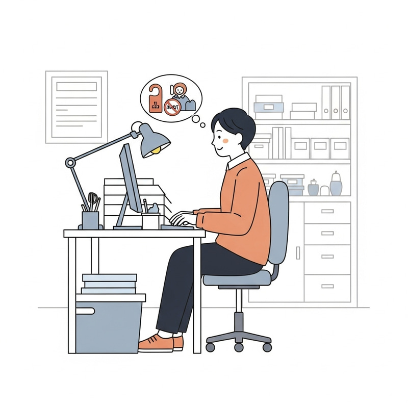 Experience a Stress-Free Part-Time Job with Minimal Communication