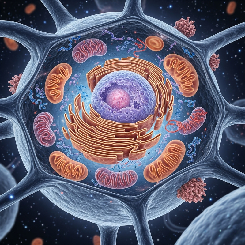 Cell City: Vibrant Metropolis of Organelles