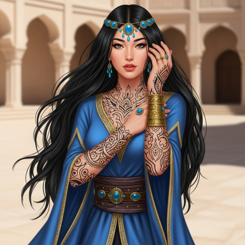 Realistic Princess Jasmine Tattoos | Exquisite Middle Eastern Beauty Realistic Princess Jasmine Tattoos | Exquisite Middle Eastern Beauty