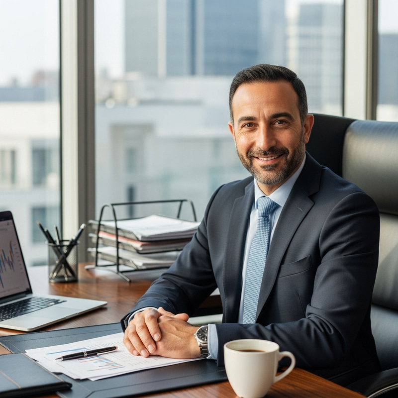 Senior Manager, 45-Year-Old Saudi Man | Professional Portrait Senior Manager, 45-Year-Old Saudi Man | Professional Portrait