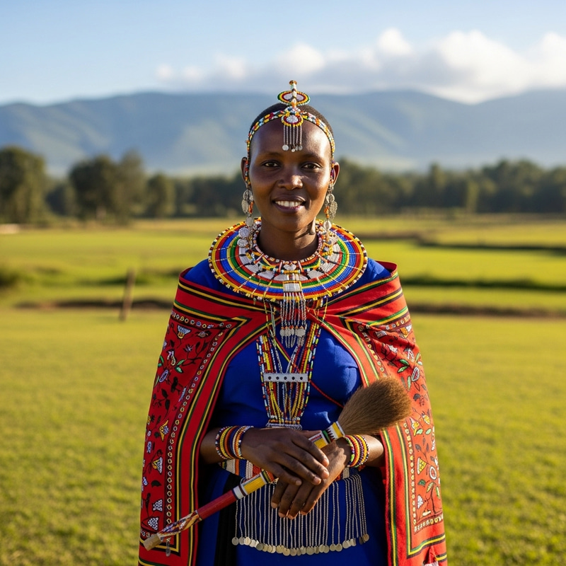 Kikuyu Lady: Embracing Culture in Kenya's Landscape Kikuyu Lady: Embracing Culture in Kenya's Landscape