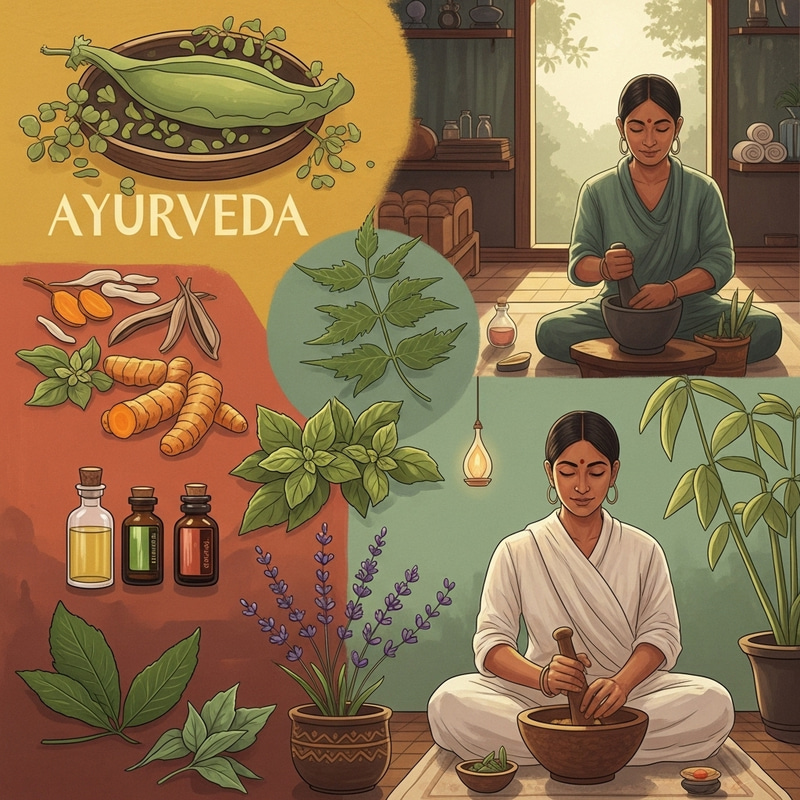 Ayurveda: Traditional Herbs, Oils, and Meditation