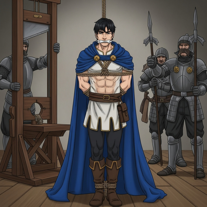 Valiant White Prince's Execution by Guillotine Valiant White Prince's Execution by Guillotine