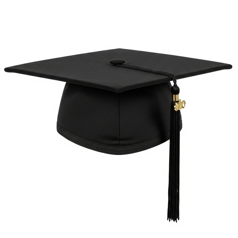 Black Graduation Cap: Symbol of Academic Achievement Black Graduation Cap: Symbol of Academic Achievement