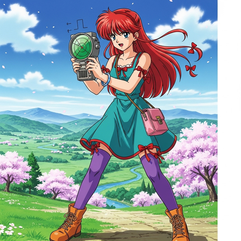 Discover Bulma: Adventure Awaits in Teal Dress