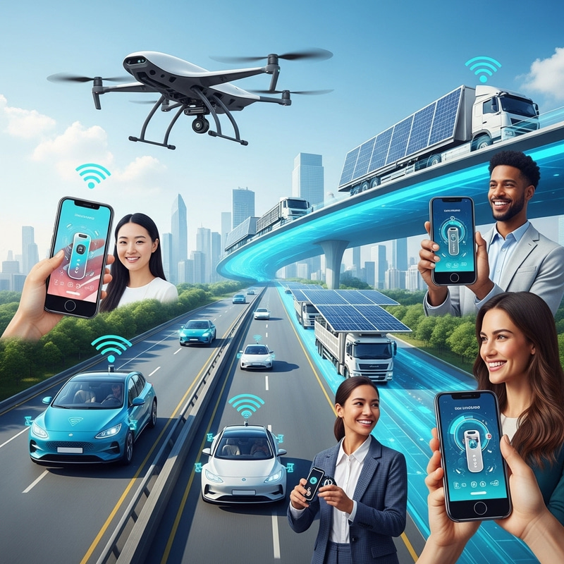 Diverse Digital Mobility | Drone, Electric Cars, Smartphone Tech