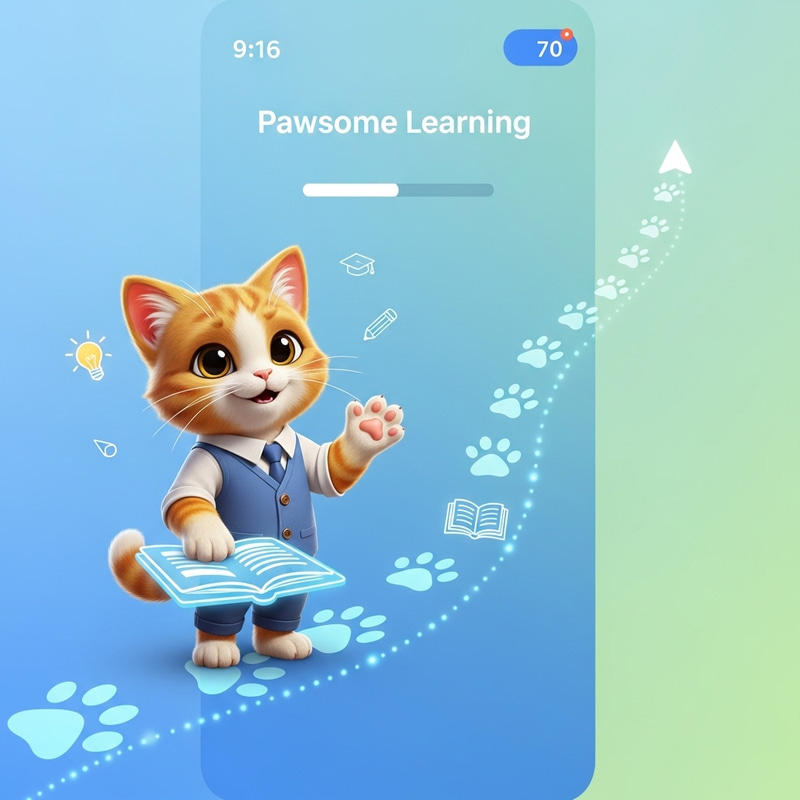 Educational Cat Trainer for Smartphone App