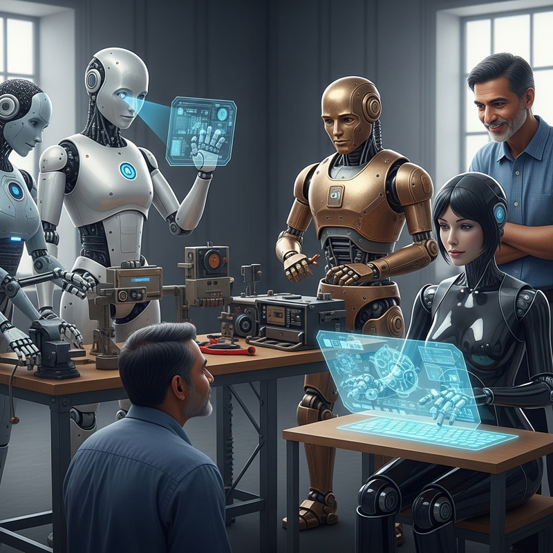 Innovative AI Figures and Robotics Designs | Diverse Group