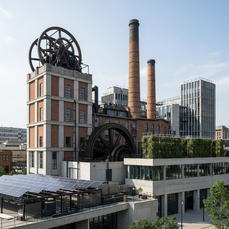 Timeless Fusion: Industrial Knowledge Park Design