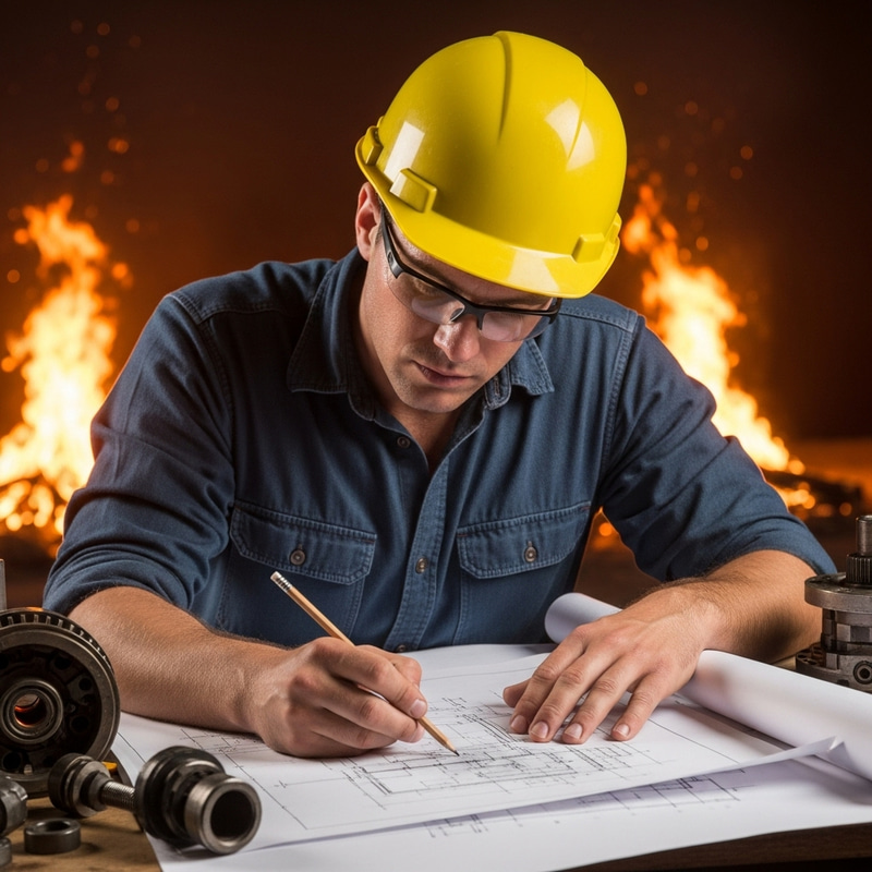 Experienced Chief Engineer Designer Managing Challenging Construction