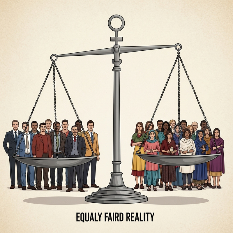 Gender Equality Concept: Equal Representation on Balance Scale Gender Equality Concept: Equal Representation on Balance Scale