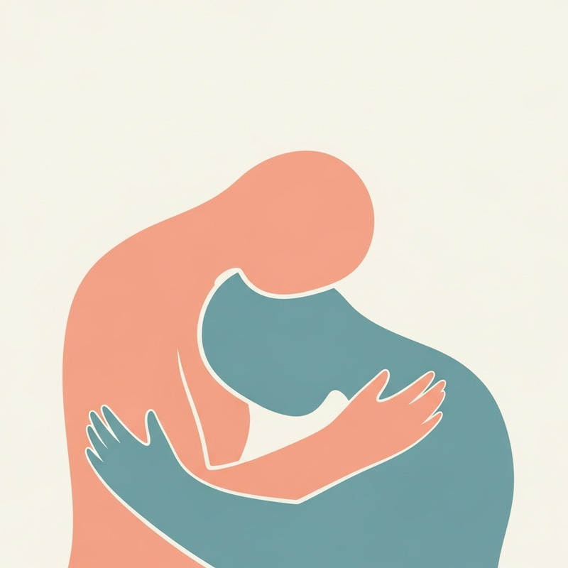 Embrace: Abstract Minimalist Art Embrace: Abstract Minimalist Art