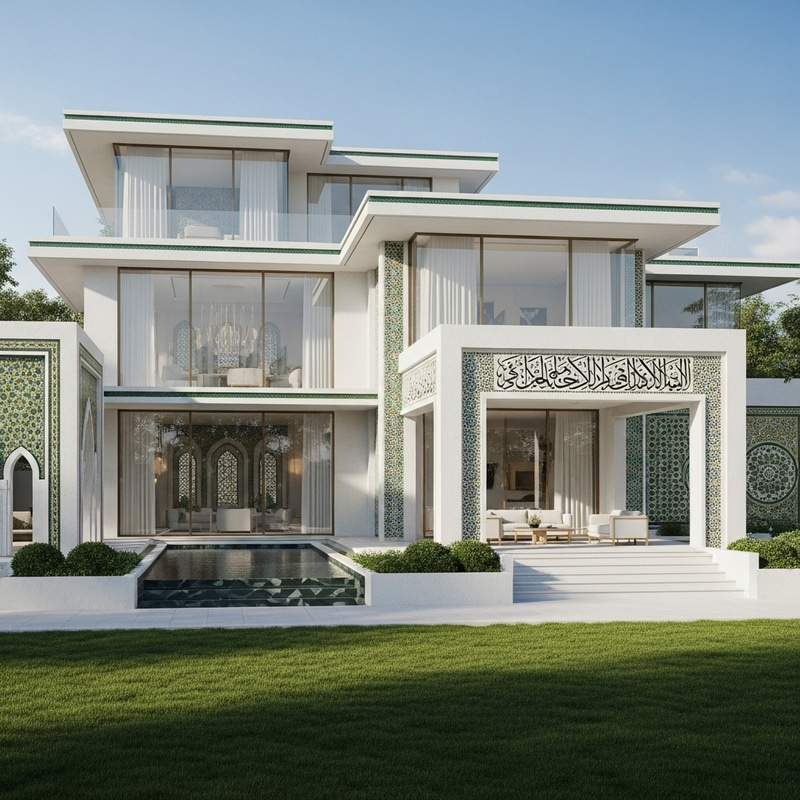 Semolice Villa: Richard Meier & Islamic Architecture Fusion