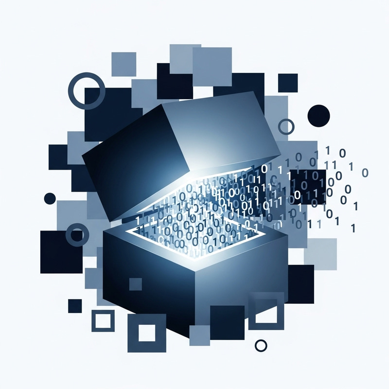 Data Recovery Abstract Scene: Cybernetic Technology Art Data Recovery Abstract Scene: Cybernetic Technology Art