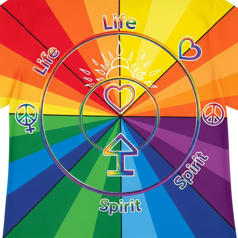 Vibrant LGBTQ+ Pride T-Shirt Design Vibrant LGBTQ+ Pride T-Shirt Design