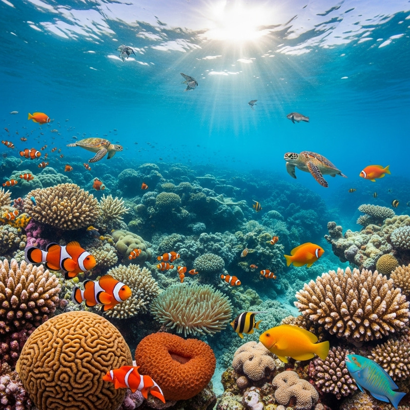 Explore the Vibrant Coral Reef Life Explore the Vibrant Coral Reef Life