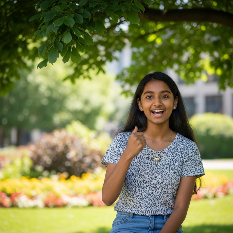 Ambitious Teenage Girl Portrait | Determined and Energetic Ambitious Teenage Girl Portrait | Determined and Energetic