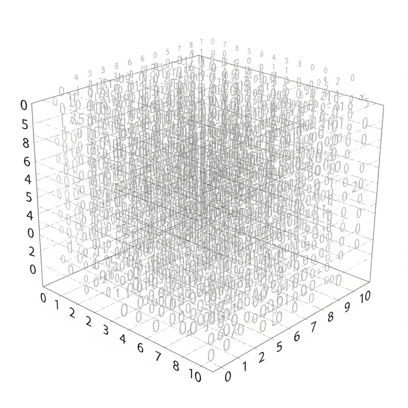 Sparse Polynomial Array: Visual Representation in 3D Space