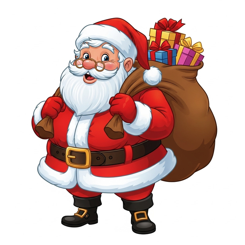 Drawing Santa Claus | Festive Cartoon Image Drawing Santa Claus | Festive Cartoon Image