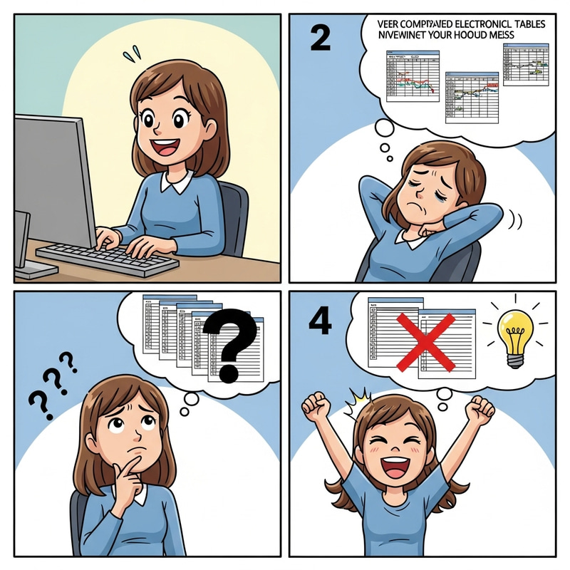 Brown-Haired Girl's Engaging Comic Narrative