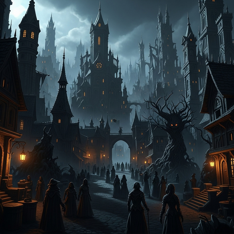 Morfort: Dark Fantasy Capital for D&D Campaign Morfort: Dark Fantasy Capital for D&D Campaign