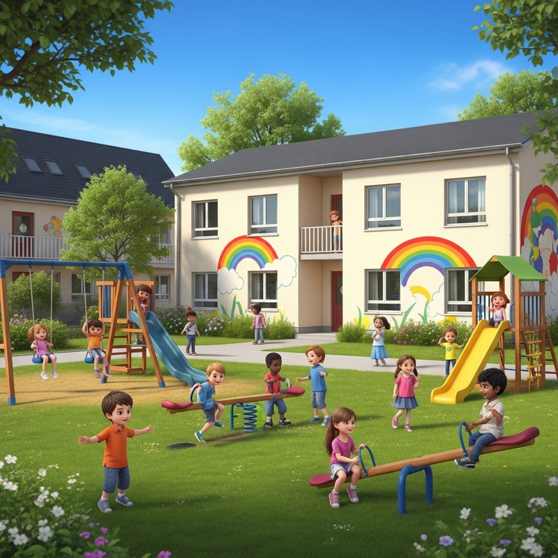 Enchanting Children's Home with Playful Surroundings Enchanting Children's Home with Playful Surroundings