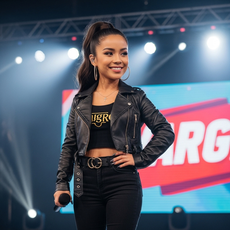 Ariana Grande: Powerful & Elegant Pop Star Singer On Stage Ariana Grande: Powerful & Elegant Pop Star Singer On Stage