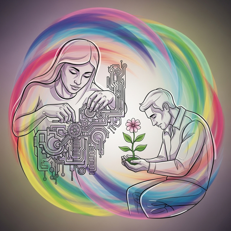 Abstract Gender Roles Representation | Innovative Harmony