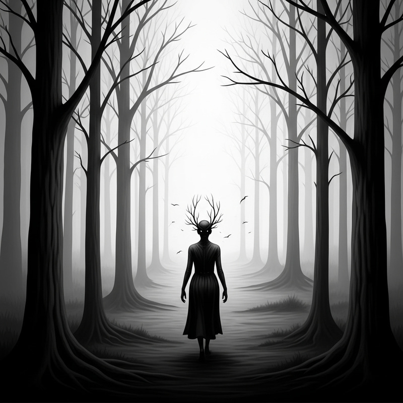 Ethereal Surrealist Forest | Death's Mysteries & Gothic Beauty Ethereal Surrealist Forest | Death's Mysteries & Gothic Beauty