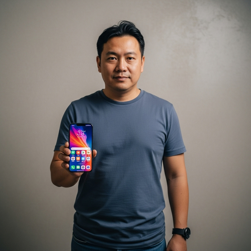 Man with iPhone: The Modern Connection Man with iPhone: The Modern Connection