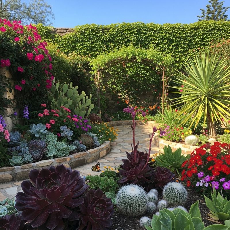 Succulent Garden Paradise: Beauty & Serenity | Nature Oasis