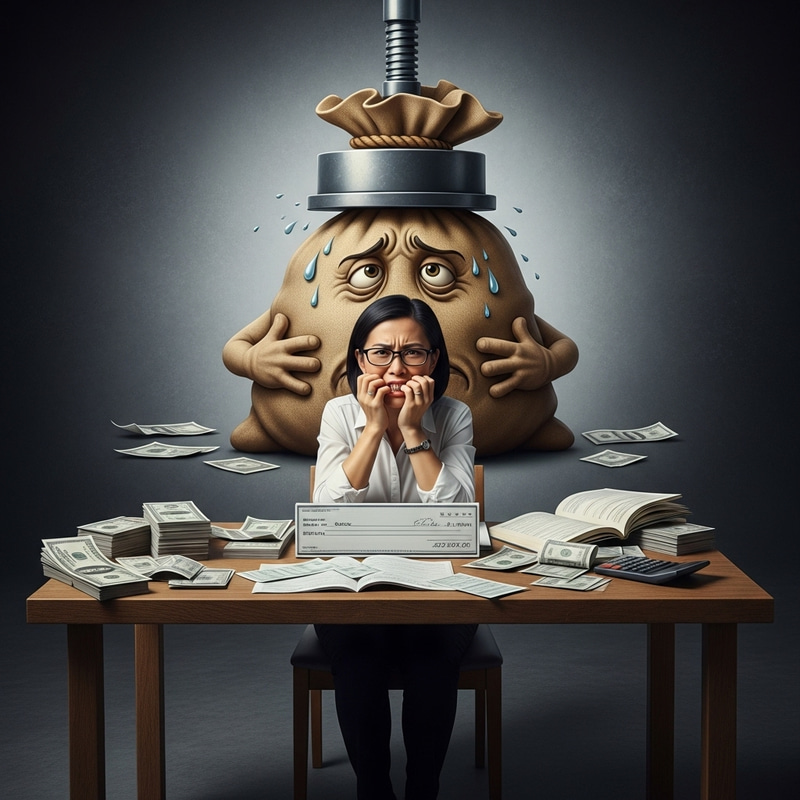Crush Financial Worries: Dealing with Money Bag Stress Crush Financial Worries: Dealing with Money Bag Stress
