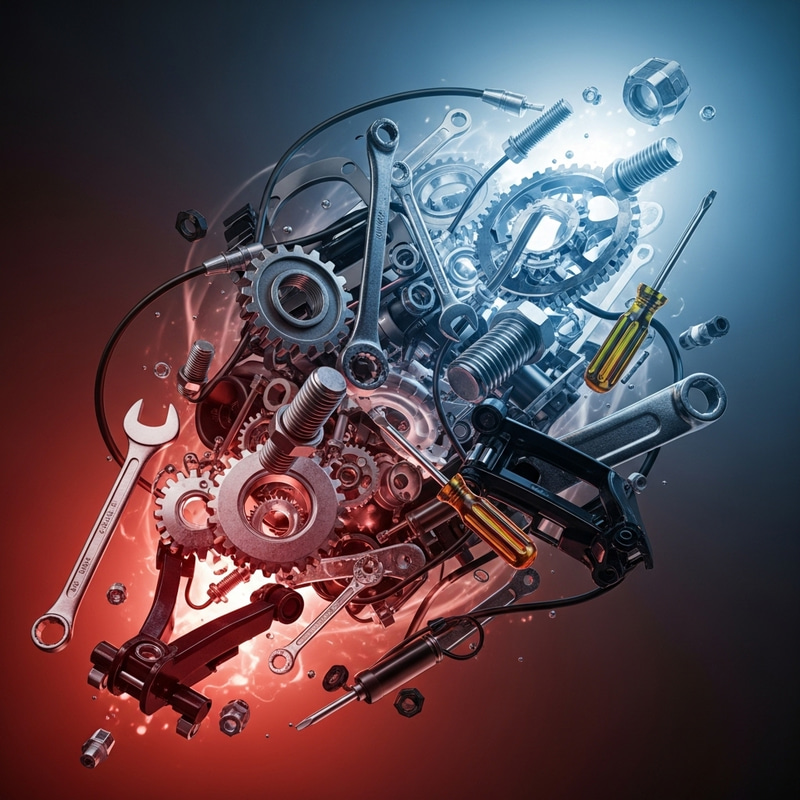 Abstract Car Maintenance Art | Unique Mechanical Realm Abstract Car Maintenance Art | Unique Mechanical Realm