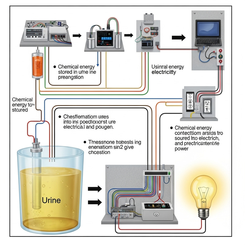 Generate Electricity from Urine | Unique Process Explained Generate Electricity from Urine | Unique Process Explained